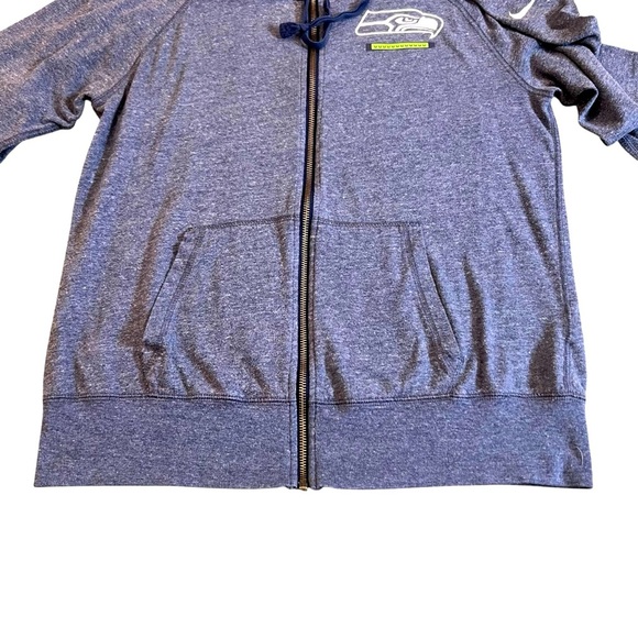 Seattle Seahawks | Nike Women's | Full Zip Hoodie Sweatshirt Medium - Picture 7 of 9